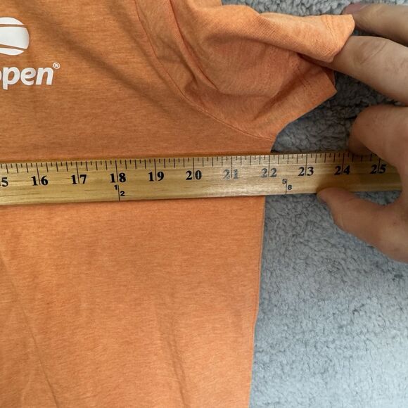 S Tasc Performance Shirt Womens‎ XL Orange Short Sleeve Moisture Wicking US Open - Picture 6 of 9